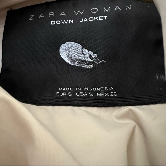 Zara down jacket - size small - Picture 2 of 5